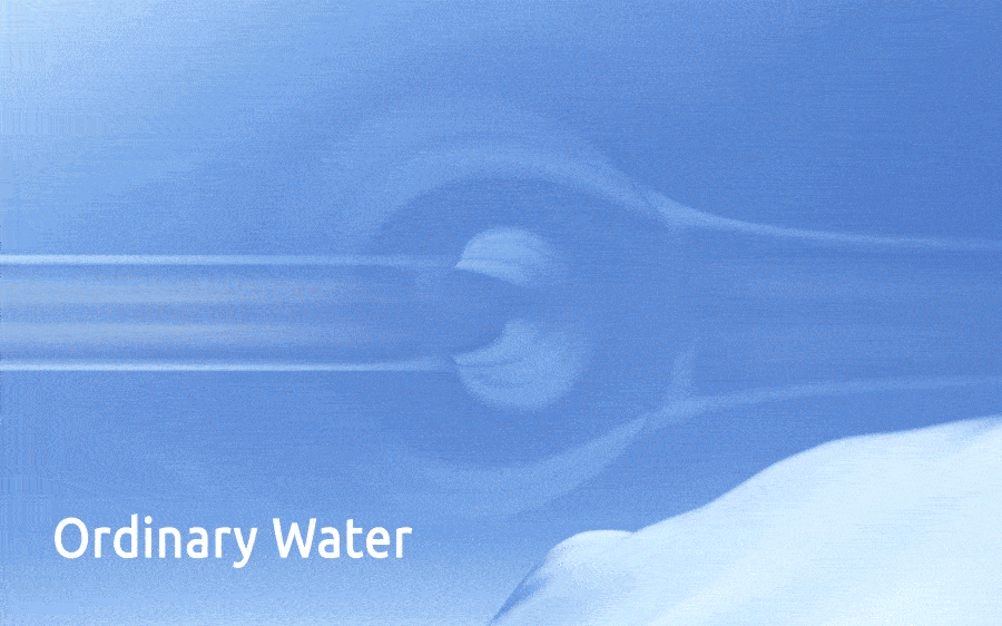 E-PUROS electrolysis technology illustration showing the activation process used to create active oral-care water.
