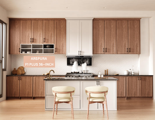 arspura f1 plus 36 inches in real kitchen