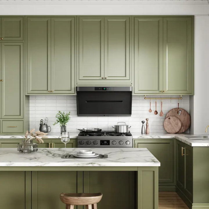 kitchen hood for reduce fumes