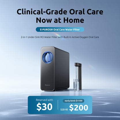 E-PUROS® Oral Care Water Filter | VIP Reservation