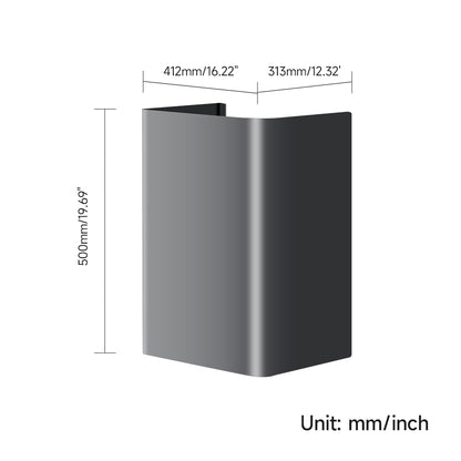 P1 Duct Cover Extension