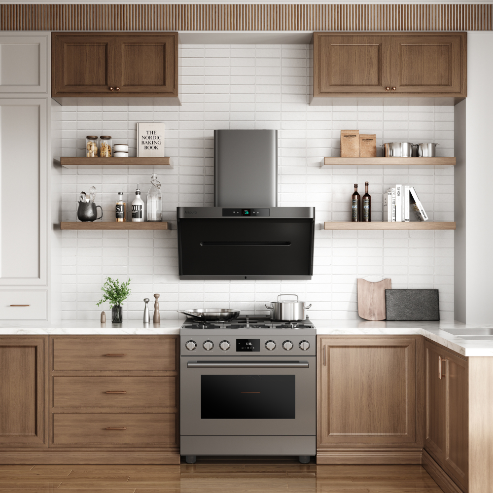 36" IQV Filterless Range Hood | Smart Kitchen Vent Hood – Arspura